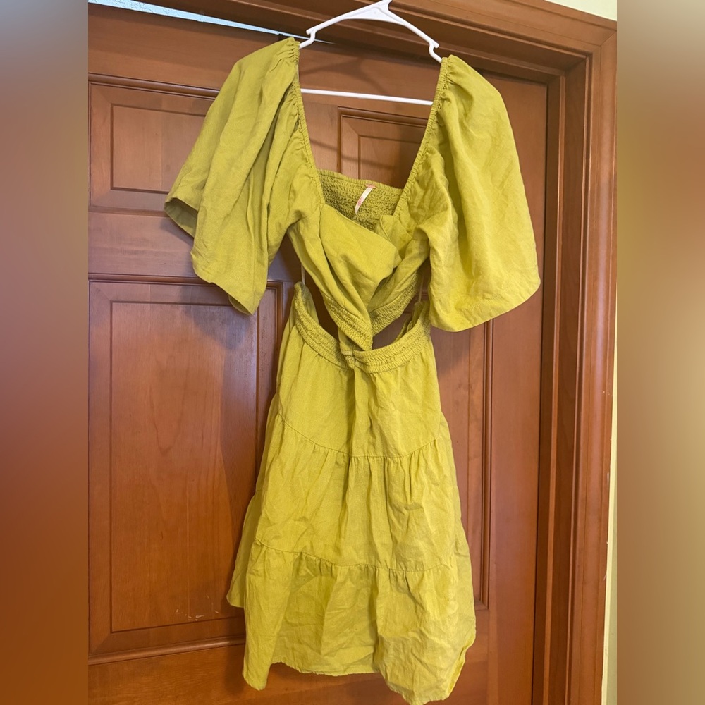 Free People Cross of Sunlight Mini Dress